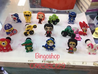 Sticker gắn dép crocs