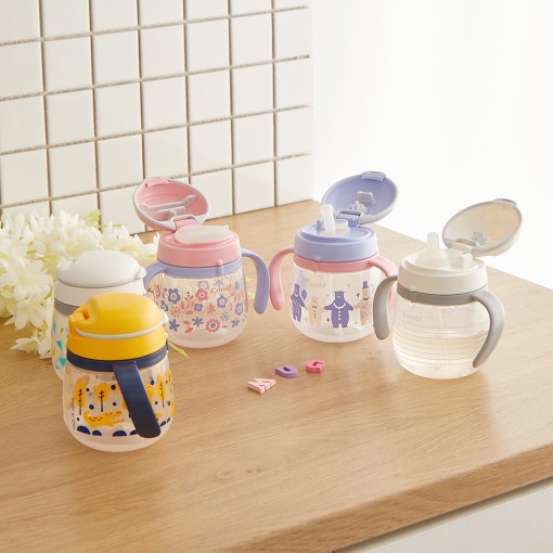 Bình tập uống nước cao cấp Combi LakuMug 240ml mẫu mới nhất