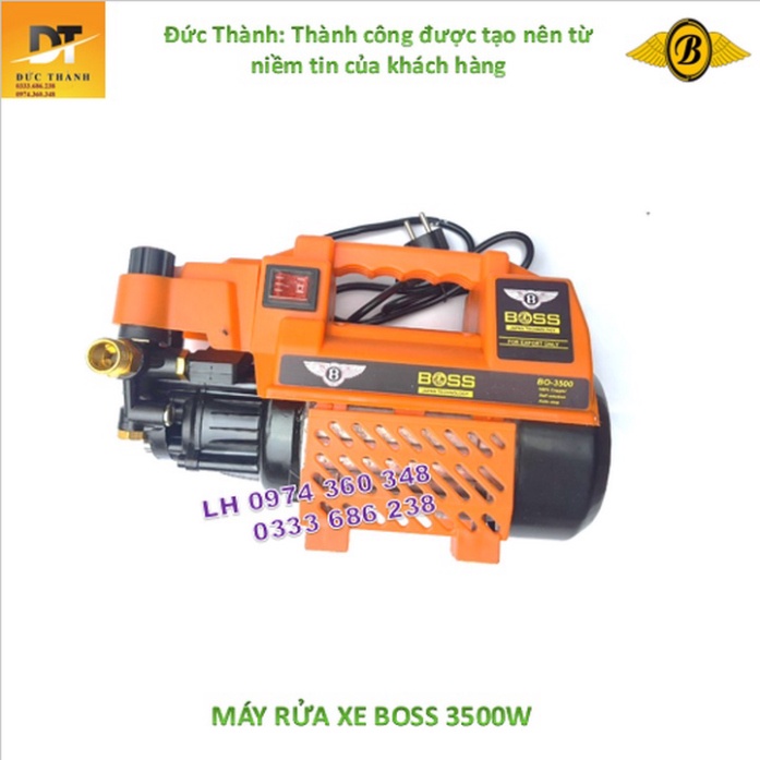 Siêu hot Máy rửa xe công suất lớn Boss 3500W.