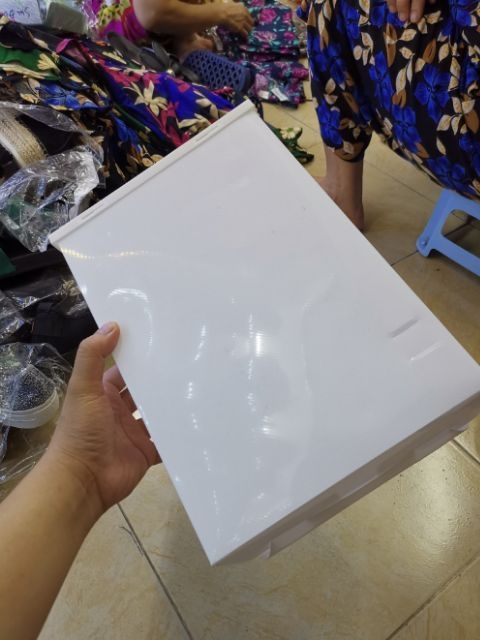 Hộp đựng giày nhựa mica trắng( có sẵn giá tốt) | BigBuy360 - bigbuy360.vn