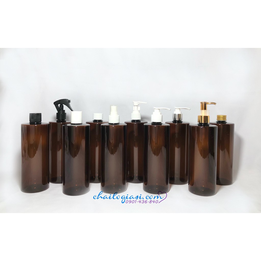 CHAI NHỰA 500ML VAI NGANG PHI 28 NHIỀU MÀU
