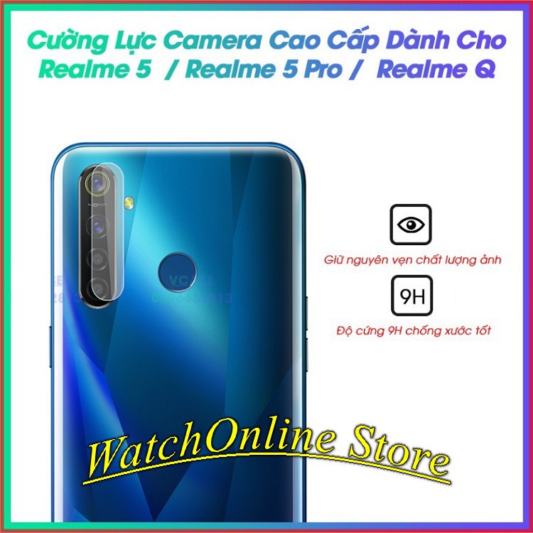 Cường lực Camera Realme 5 - 5i / Realme 5pro / Realme Q / x2 / x2 pro / Realme C3 / c3i Q2 Q2i Q2 pro GT GT NEO Realme 8