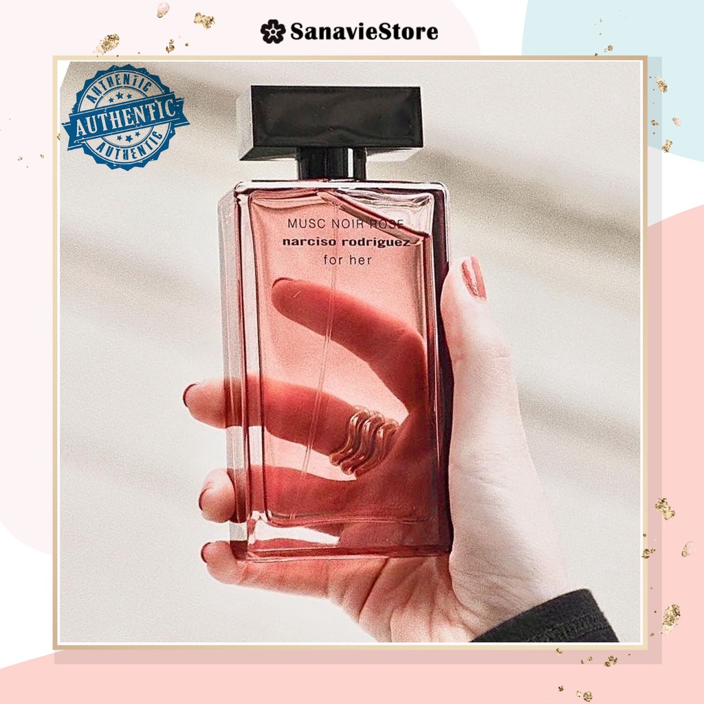 Mẫu Thử Nước Hoa Narciso Musc Noir Rose For Her EDP, Narciso Rodriguez Musc Noir Rose 2ml, 5ml, 10ml Chính Hãng