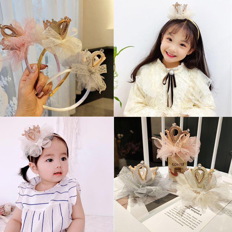 Cài Tóc Hình Vương Miện Xinh Xắn Dành Cho Bé Gái