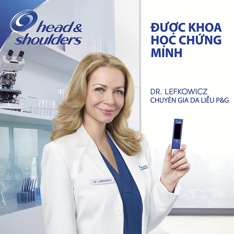 Dầu gội Head&amp;Shoulders Bạc hà chai trung 350ml