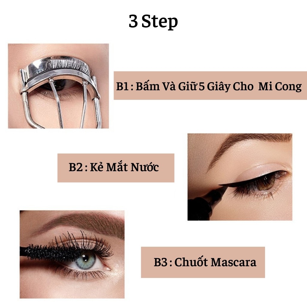 Mascara Và Kẻ Mắt 2N1 YANQINA Eye Charm Báo Hồng