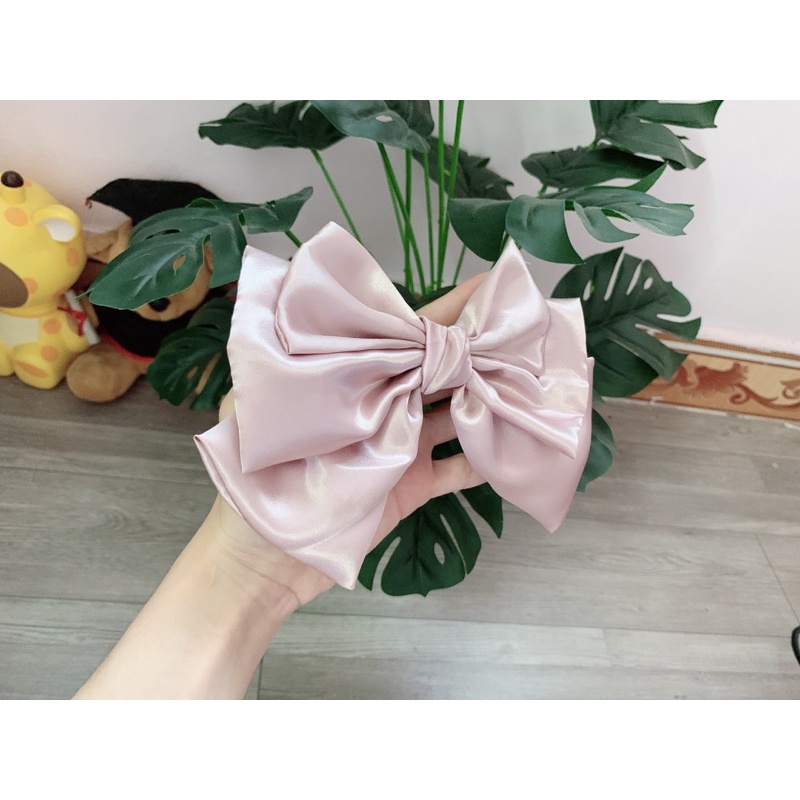 Kẹp nơ tiểu thư xinh xắn cho nữ  ( hàng thiết kế- nơ 3 tầng)