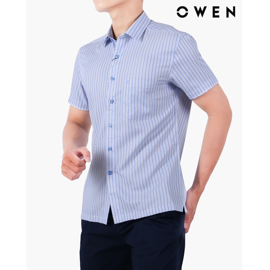 Áo sơ mi ngắn tay OWEN Bodyfit - BA22696NT | BigBuy360 - bigbuy360.vn