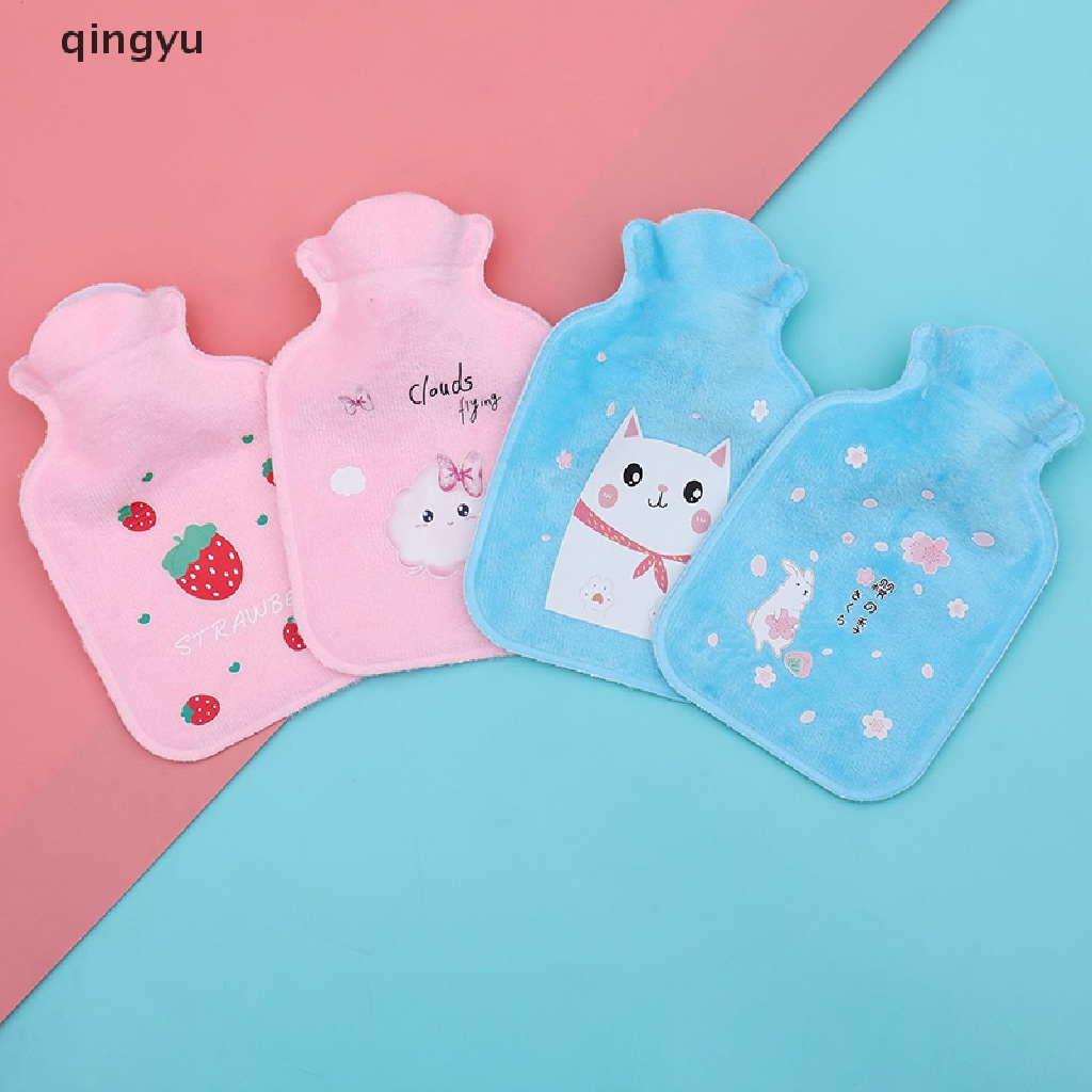 [Hàng mới về] Túi chườm nước nóng hình gấu Teddy nhồi bông cashmere lông cừu đáng yêu gọn nhẹ