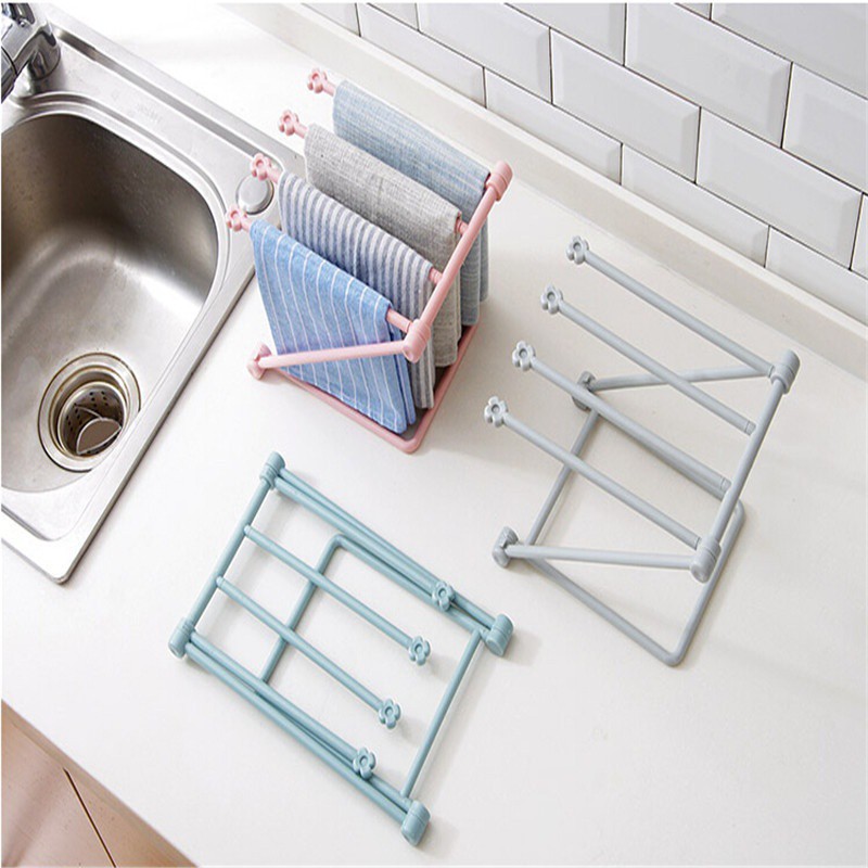 Kệ treo khăn lau chén gấp gọn tiện lợi