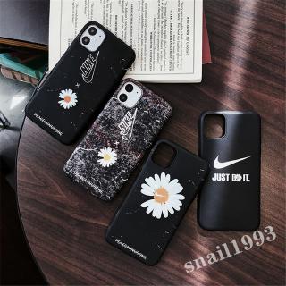 Ốp điện thoại in logo Nike và hoa cúc xinh xắn cho IPhone 11 Pro Max X XS XR XSMax 8 7 6 6s Plus