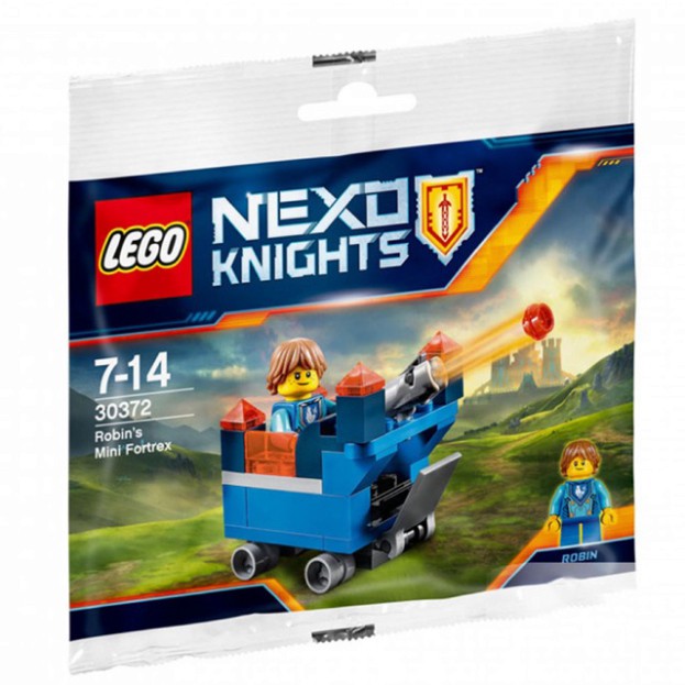 Lego Nexo knights 30372 - Đồ chơi lắp ghép pháo đài Mini của Robin