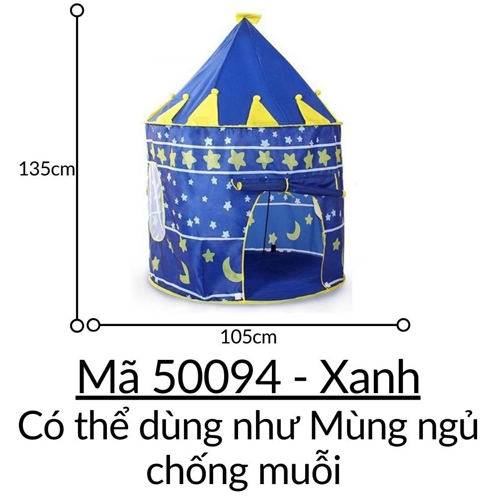 Lều cho bé chơi công chúa hoàng tử tự bung gấp gọn ❤️Kiểu Ba Tư❤️ nhà banh quây bóng KM50094