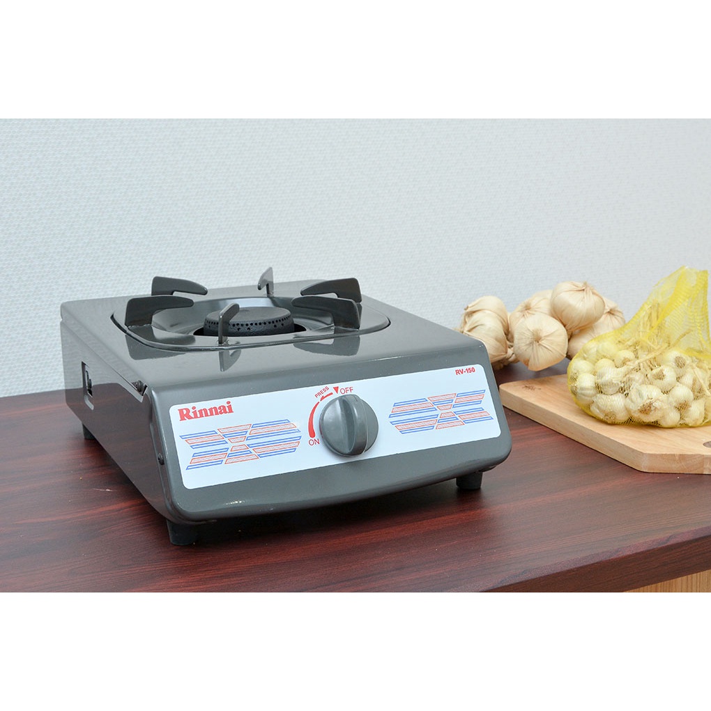 Bếp gas đơn Rinnai RV-150 - Ngọn lửa xanh - Tiết kiệm gas - Hàng chính hãng STORE
