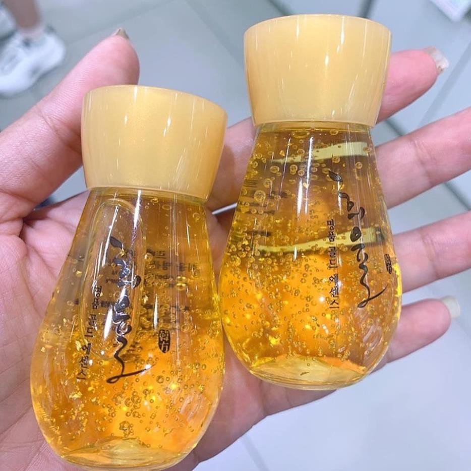 Bộ serum vàng 24k mini dưỡng trắng da chống lão hóa mờ thâm nám Labelage Hàn Quốc 30mlx2 lọ