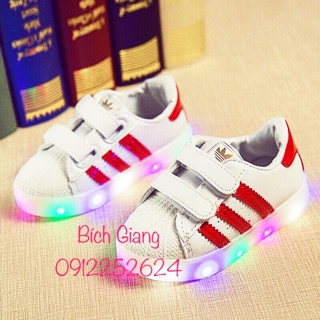 Giày adidas đèn lead size nhí 21-25