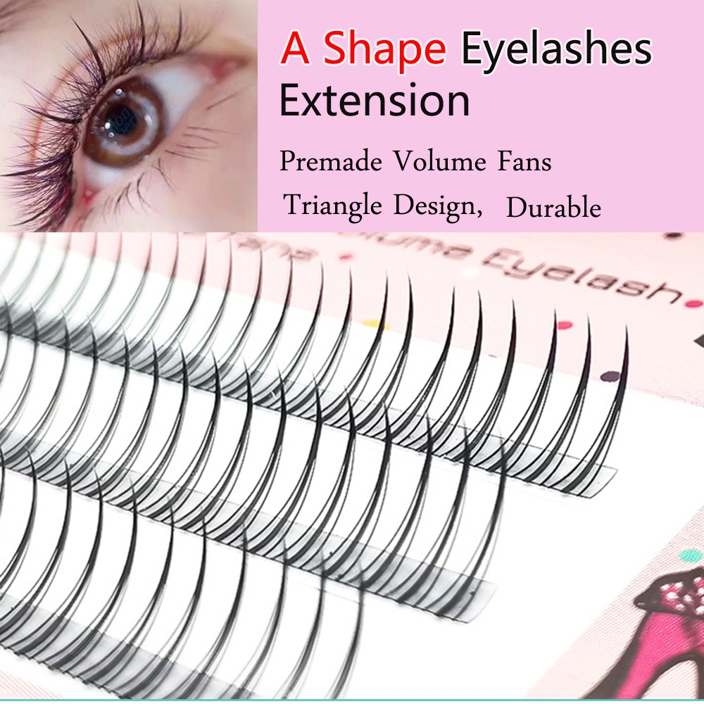 [Hàng mới về] Lông mi giả nối dài hình chữ A tự nhiên không cần tỉa kiểu dáng thời trang cho nữ