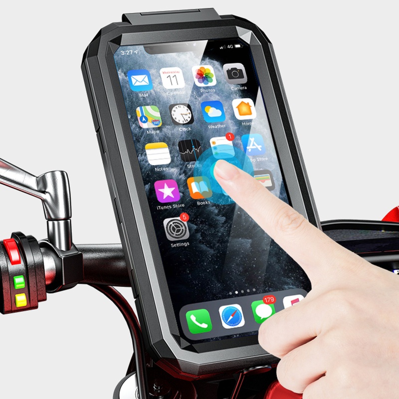 Giá Đỡ Điện Thoại Chống Nước Gắn Tay Lái Xe Máy