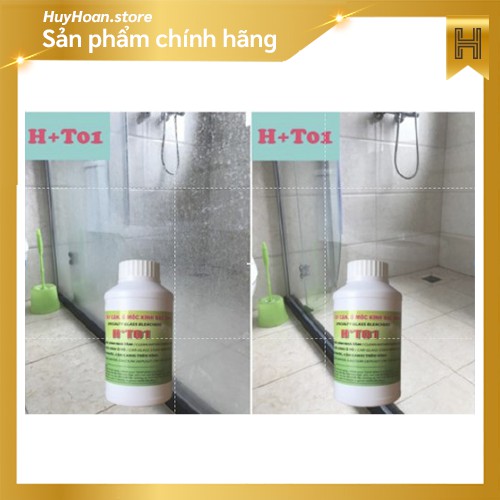 Tẩy Ố, Cặn Canxi Trên Kính HT-01 500ml + Inox 250ml + 🎁🎁 Tặng kèm miếng cọ vệ sinh