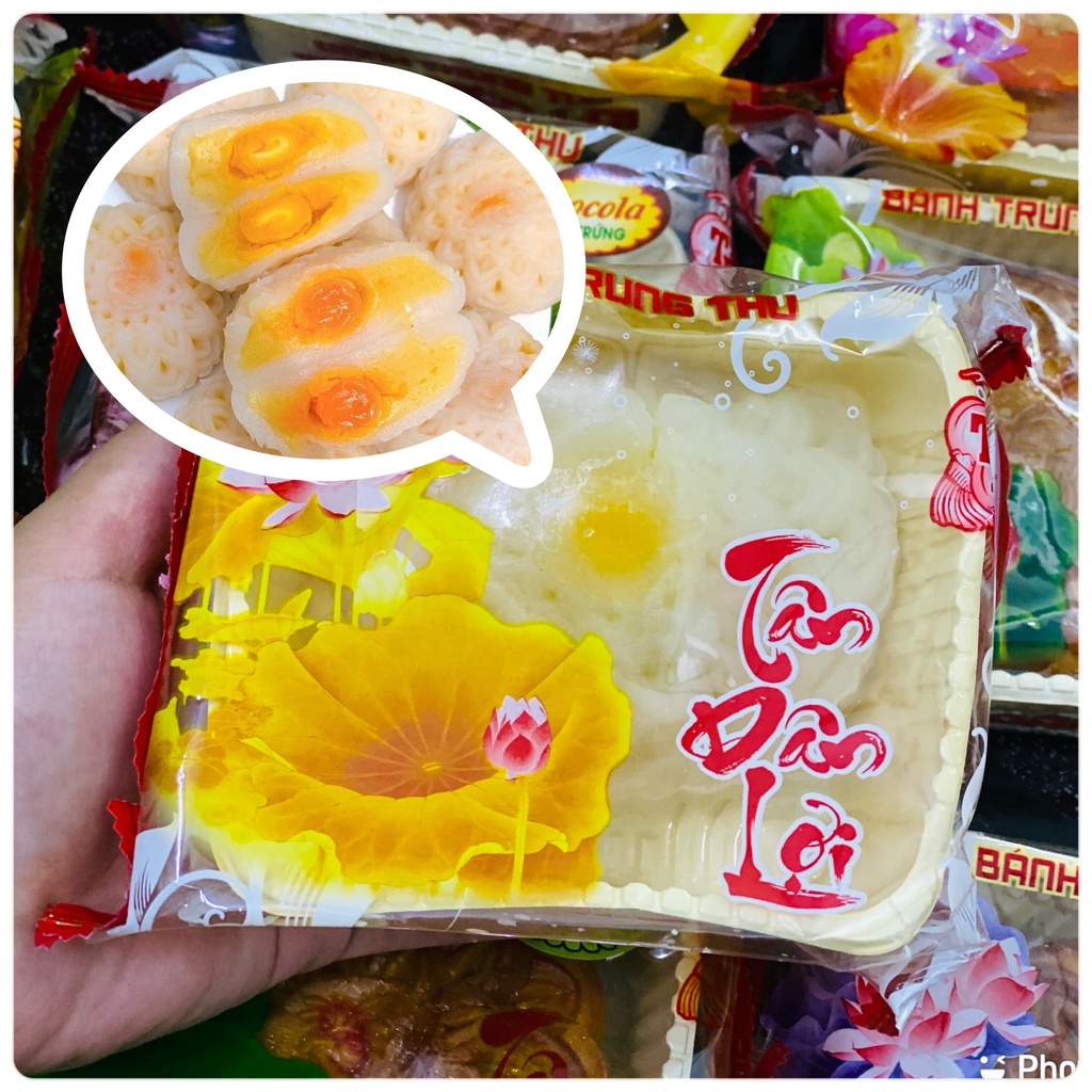 BÁNH pía TÂN HUÊ VIÊN  NHÂN THẬP CẨM GÀ QUAY/XÁ XÍU/ĐẬU XANH/KHOAI MÔN/DỪA/TRÀ XANH 200GR