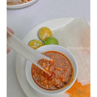Bánh tráng sốt chấm Chú Hải