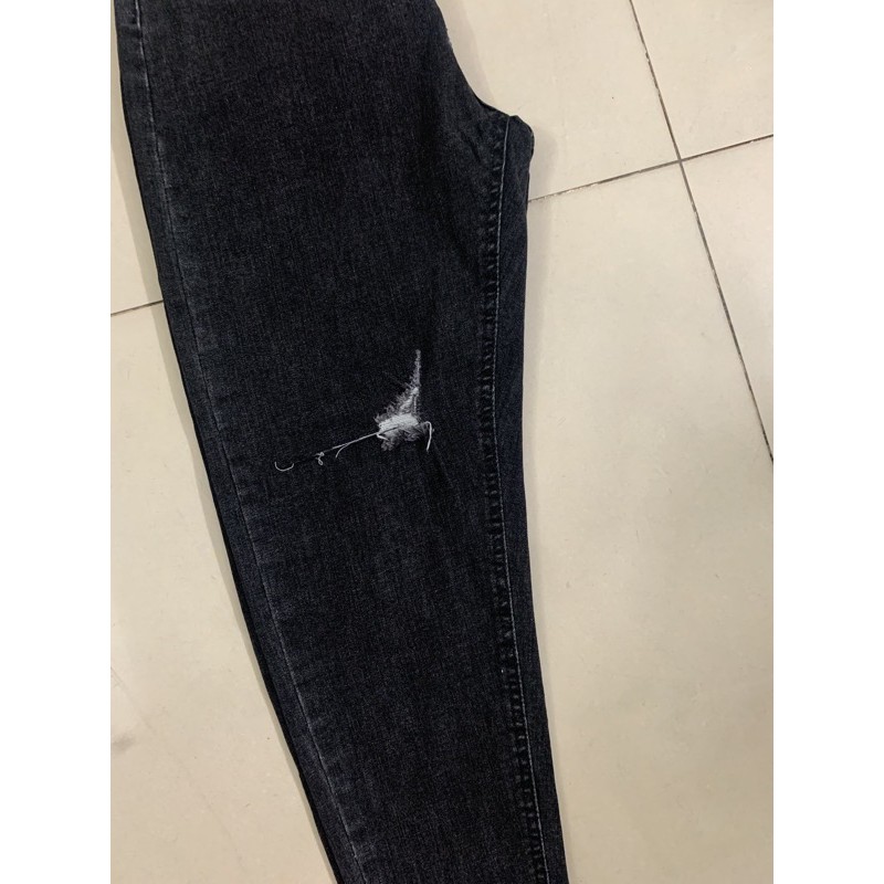 quần baggy bigsize nữ , quần jean bigsize đen lưng cao co giãn 4 chiều (mã #11) | BigBuy360 - bigbuy360.vn