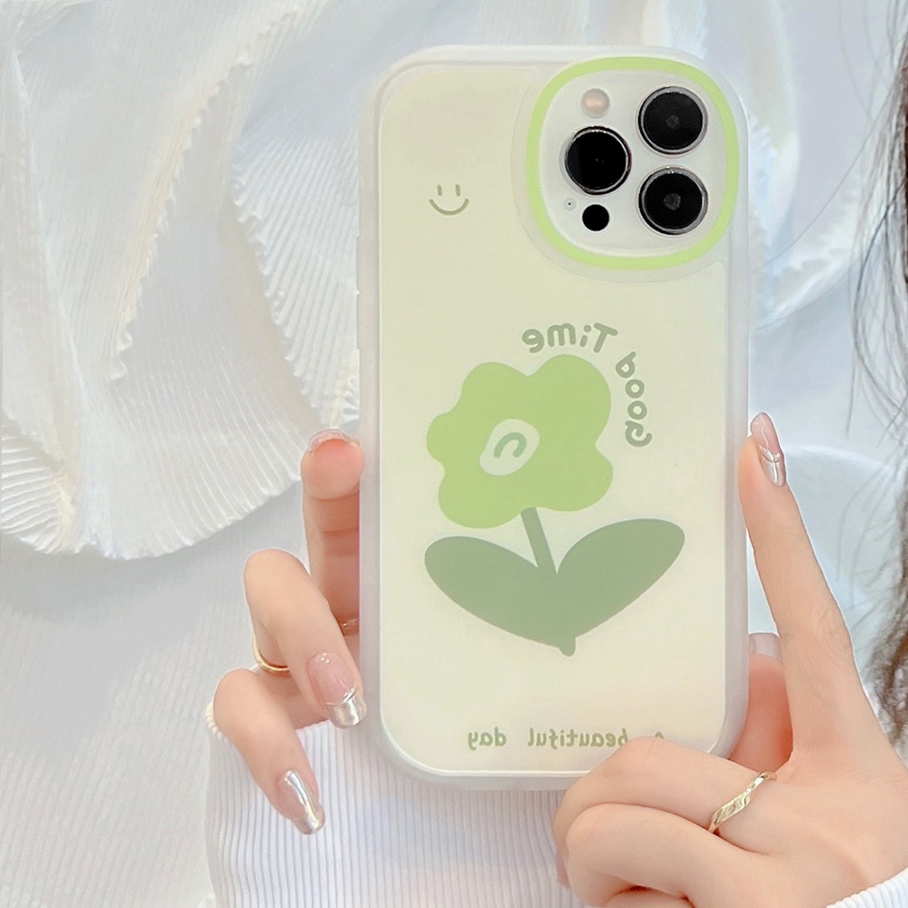 Ốp Điện Thoại TPU Mềm Chống Sốc Họa Tiết Hoa Dễ Thương Cho iPhone 11 12 13 Pro max mini XS max xr 7 8 se2020 plus