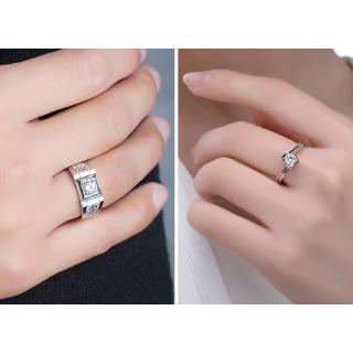 Nhẫn đôi Bạc Hiểu Minh NC574