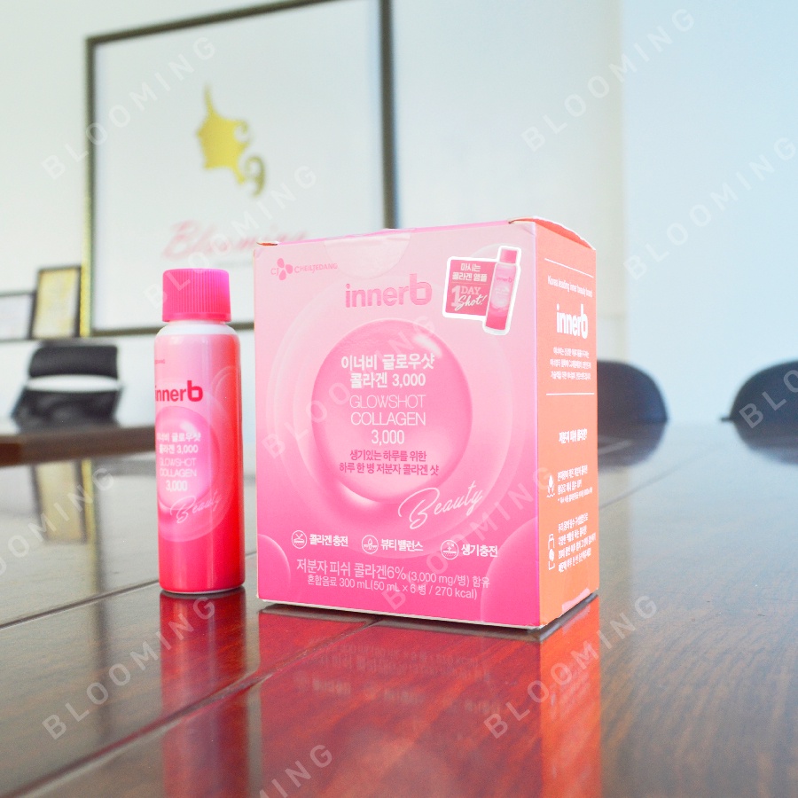 Combo giữ ẩm da sáng mịn InnerB Aqua Rich DoubleUp & 4 hộp Collagen InnerB Glowshot | Thế Giới Skin Care