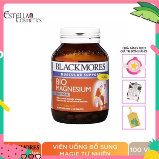 Viên Uống Bổ Sung Magiê Tự Nhiên Blackmores Bio Magnesium (100 Viên/Lọ)