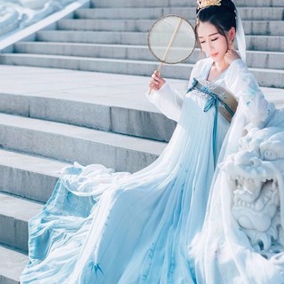 Set Đồ Hán Phục Cách Tân Tay Rộng Thời Trang Cho Nữ