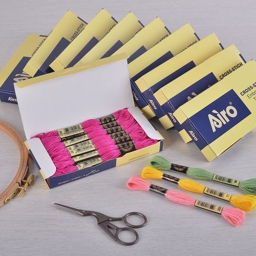 [ CHỌN MÀU ] CHỈ THÊU AIRO FULL 482 MÀU CHỈ,KHÔNG PHAI KHÔNG XÙ, CHỌN MÀU QUA INBOX