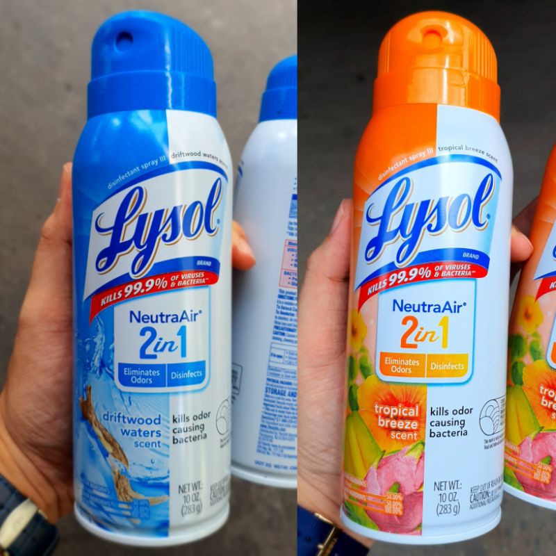 Lysol xịt phòng Neutra Air 2 in 1 khử trùng khử mùi ( hàng Mỹ )