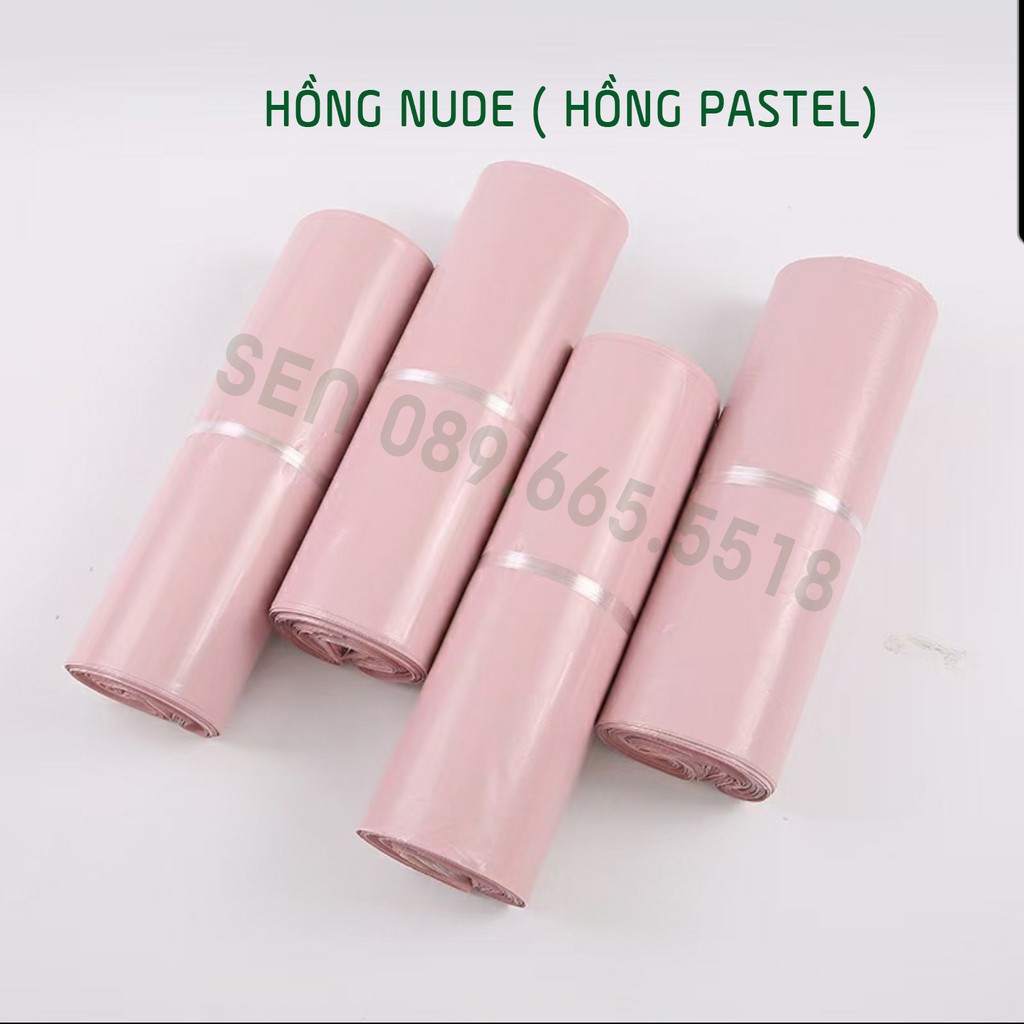 Hồng NUDE（ Hồng pastel ) 45*60CM (RẺ NHẤT SHOPEE) ,Túi Gói Hàng Túi Niêm Phong xưởng Sản xuất  <Giá Xưởng> - Loại 1