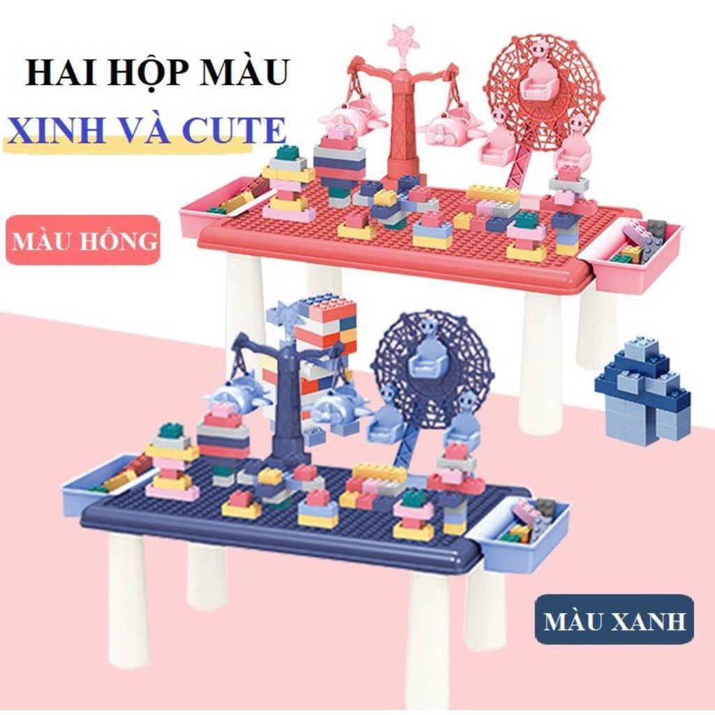 Bộ đồ chơi Lego ráp hình 69 chi tiết cho bé trai và bé gái 3-5 tuổi