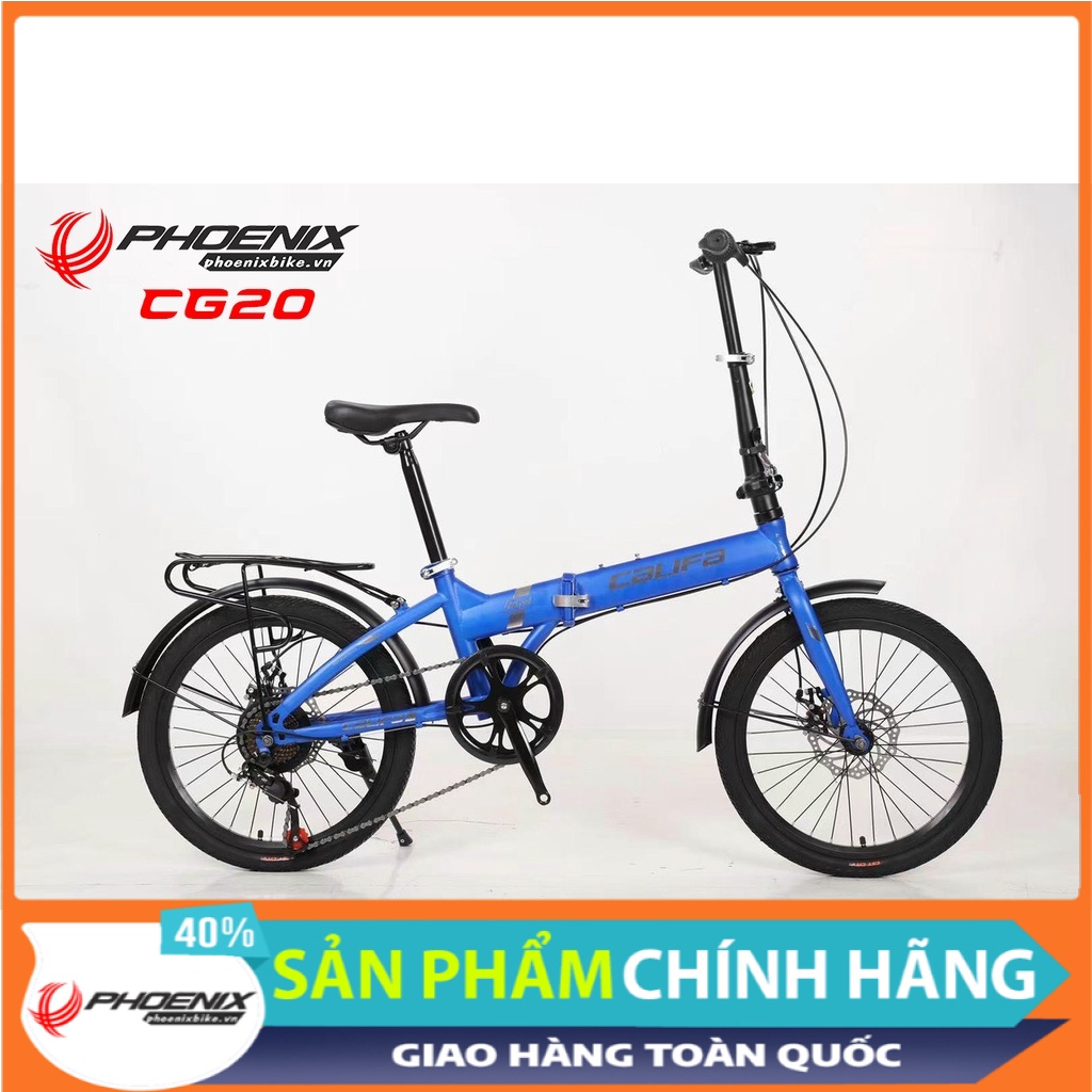 Xe đạp gấp 20 inch Califa CG20 6 tốc độ