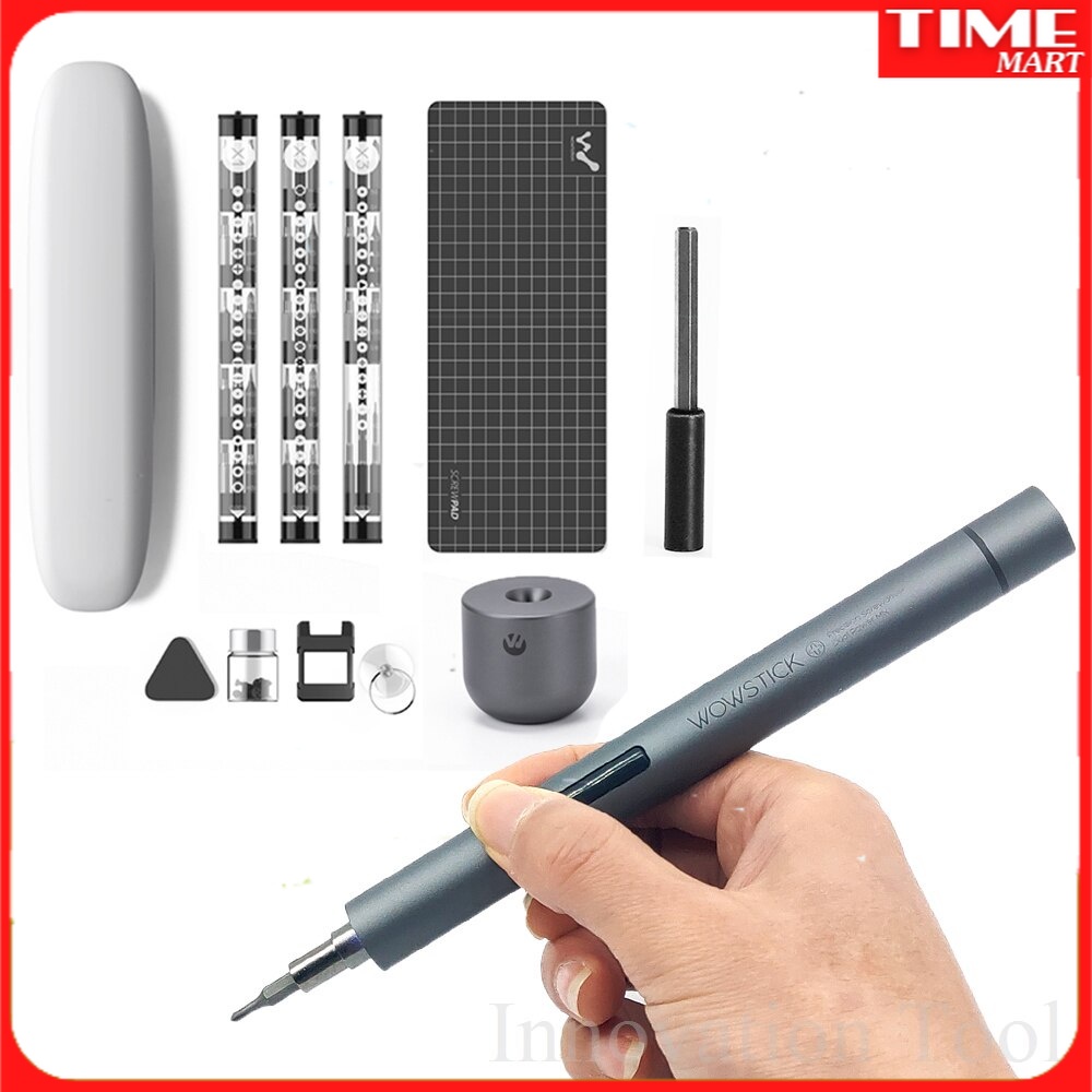 Bộ tua vít điện đa năng Xiaomi Wowstick 1F+ - Tua vít điện hỗ trợ làm kĩ thuật nhỏ gọn nhẹ tiện dụng [TIME_MART ]