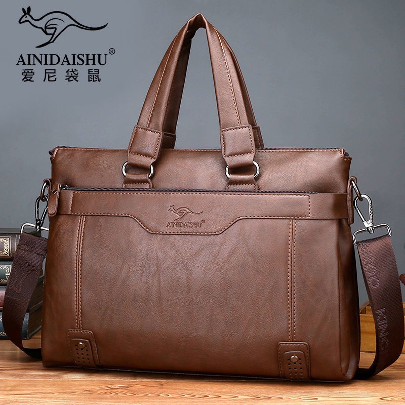 Túi da đeo chéo phong cách doanh nhân cho nam NSGSB33