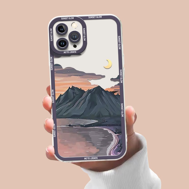 Ốp Điện Thoại Silicon TPU Mềm Trong Suốt Chống Sốc Thời Trang Cho IPhone 13 Pro Max 12 11 XS Max XR X 8 7 6 6s Plus