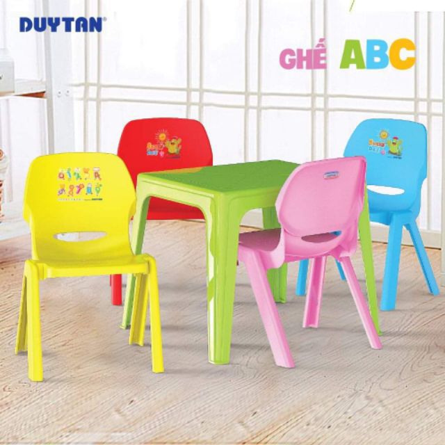 GHẾ ABC CHO BÉ NHỰA DUY TÂN