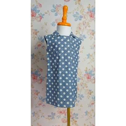 ViaVia Kids / Đầm Suông Chấm Bi Trẻ Em / Vải Cotton