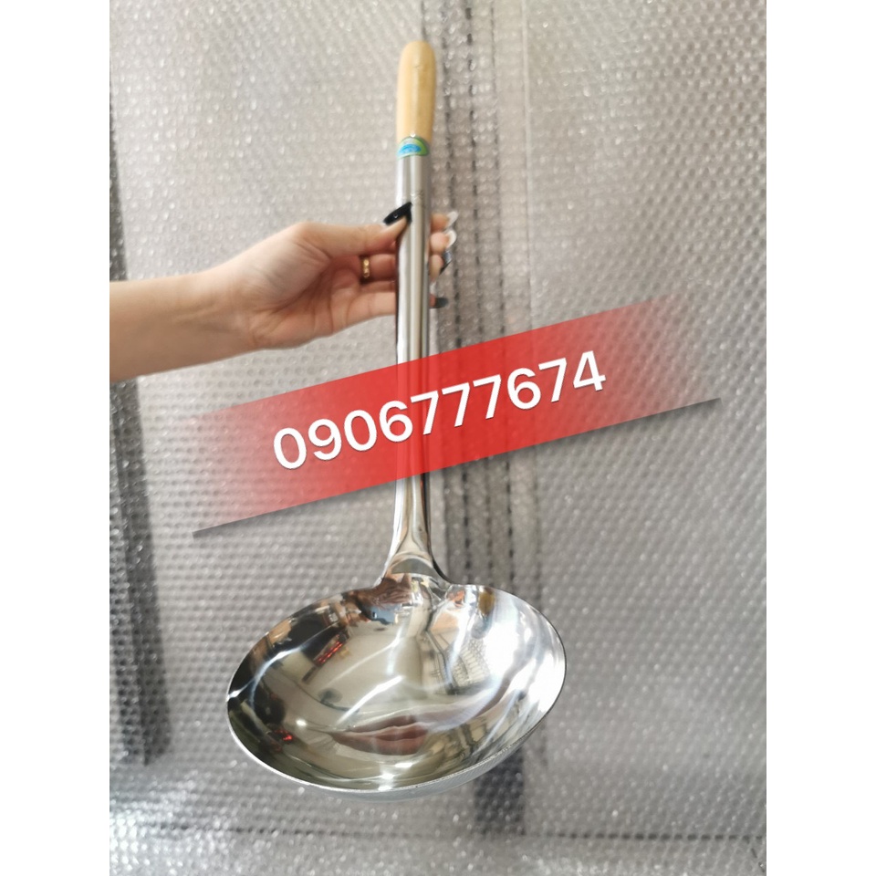Vá/ Muôi Múc Canh Cho Bếp Quán Ăn Đủ Size