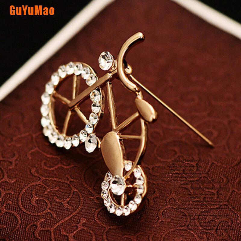 [GUYU] Trâm Cài Nữ Thời Trang Xe Đạp Khóa Pectoral Hoa Thổ Cẩm Chân HOO