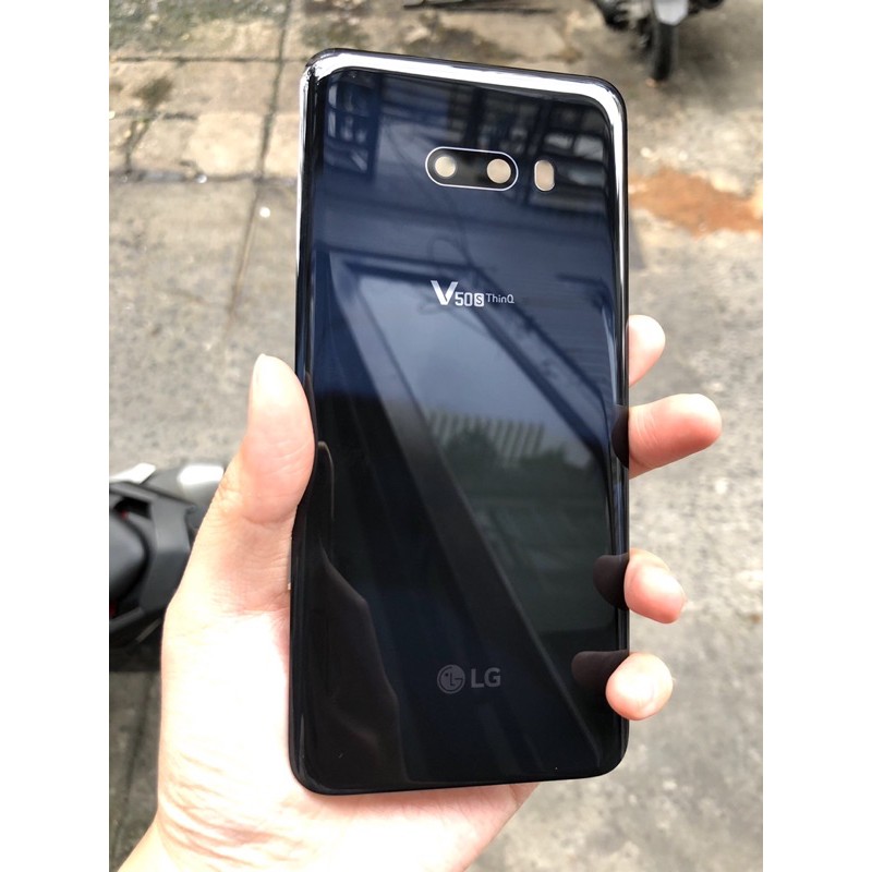 KÍNH LƯNG LG LG V50S THINQ ZIN CHUẨN KÈM RON DÁN (ĐỪNG SO SÁNH KÍNH ZIN BÊN EM VỚI KÍNH PHA MICA CHẤT LƯỢNG THẤP)