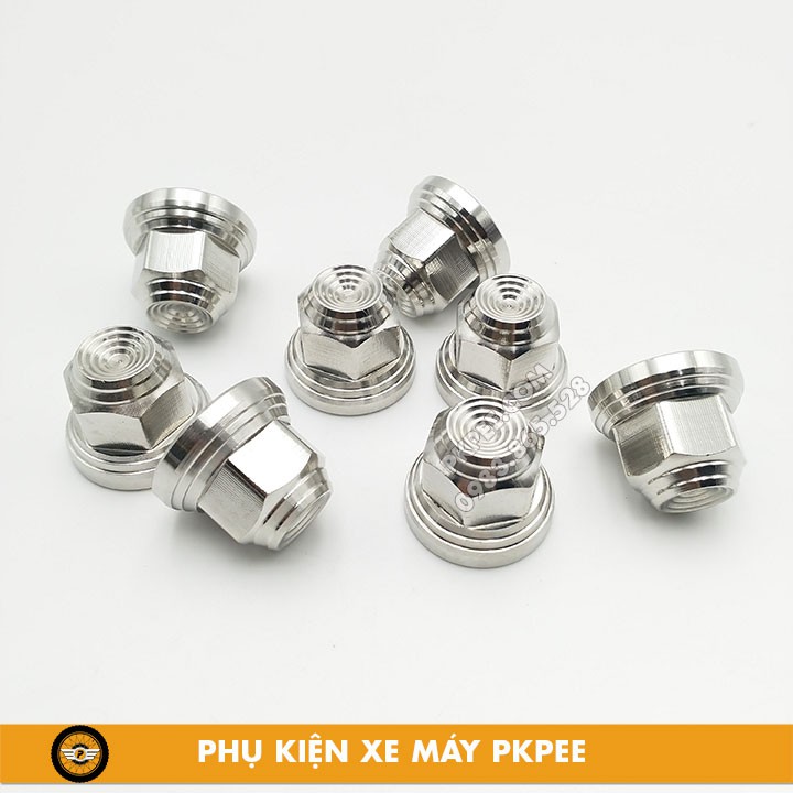 Tán Inox Đầu Bít Mẫu Vòng Xoay Thái Lan Close Nut M10 12 14 Stainless 304