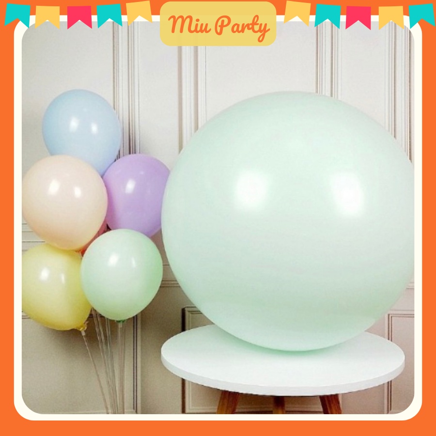 Bong Bóng Siêu To Màu Maccaron, Pastel Trang Trí Sinh Nhật, Sự Kiện, Đám Cưới