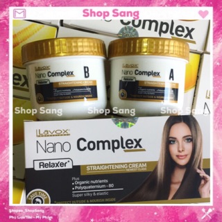 Thuốc duỗi tóc phục hồi Lavox Nano Complex thế hệ mới 150mlx2