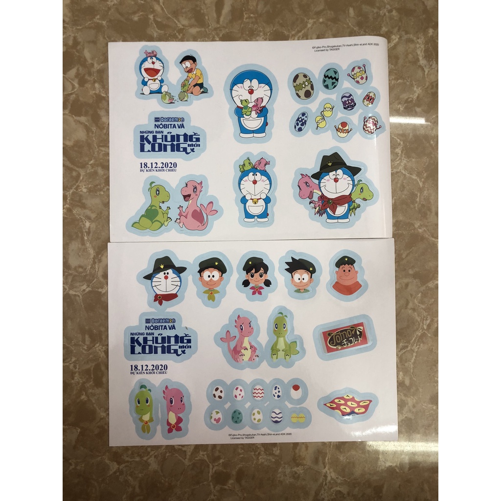 Truyện tranh Doraemon - Nobita và những bạn khủng long mới - Có bán riêng Sticker - Nobita's New Dinasaur - NXB Kim Đồng