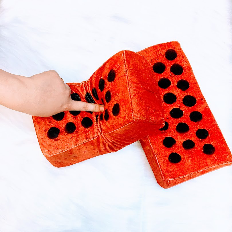 Gấu Bông Cục Gạch 3D  - mẫu ngẫu nhiên