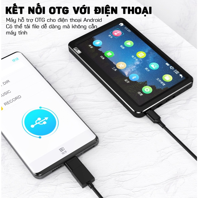 Máy Nghe Nhạc MP3/MP4 Màn Hình Cảm Ứng Siêu Lớn 7.1 Inch Bluetooth Xem Phim Siêu Nét V8 Bộ Nhớ 8GB  GEAR79